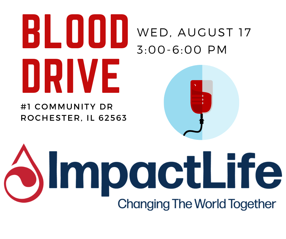 Blood Drive August Sign Up