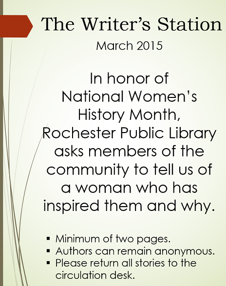 March 2015 Writing Prompt