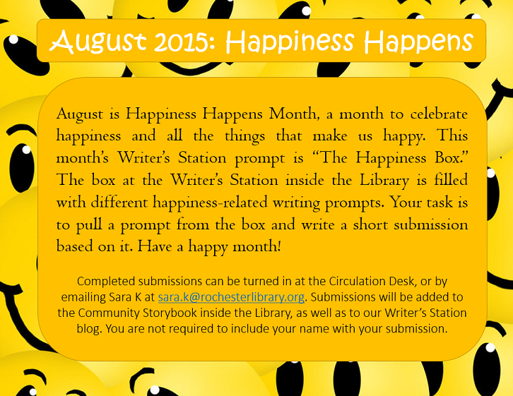 August 2015 prompt