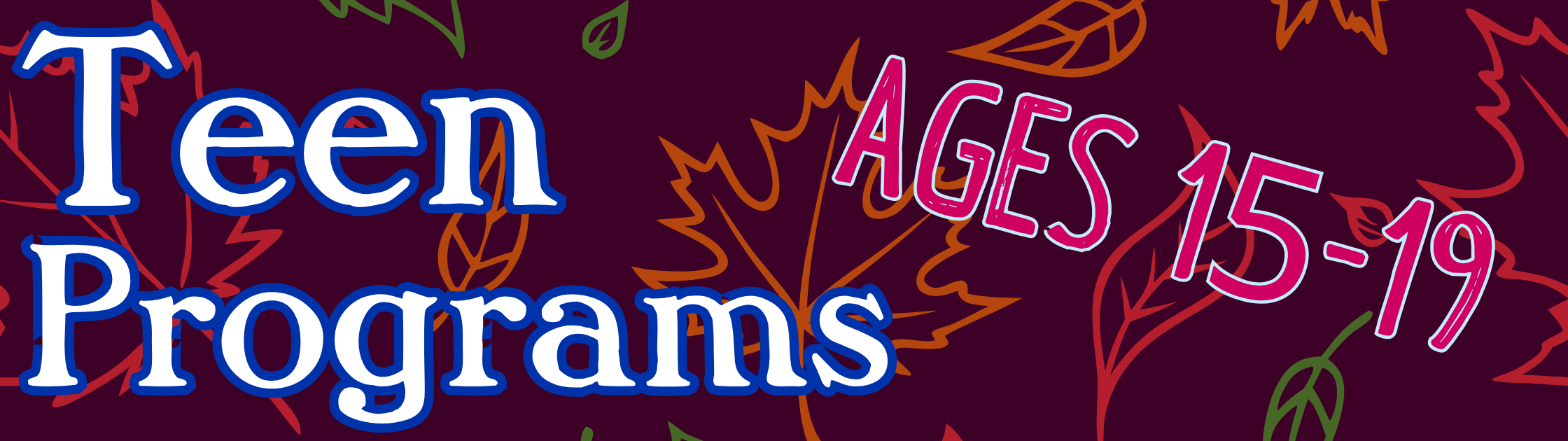 Website fall 2025 Banners