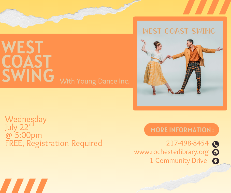 Foxtrot Dance Class<br />
May 7 @6pm<br />
Learn to dance to the music of the Rat Pack, Sinatra, Martin, and Buble.<br />
